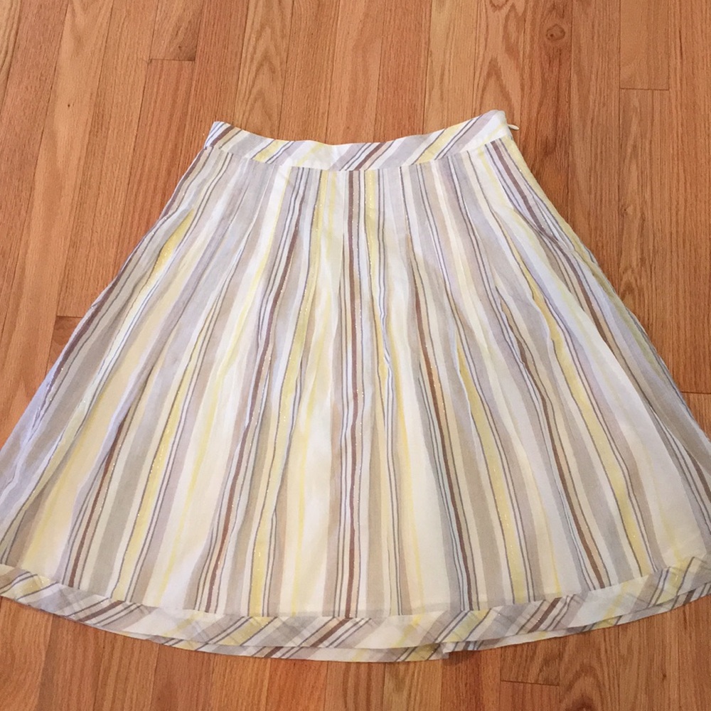 Banana Republic Cotton Lined Skirt